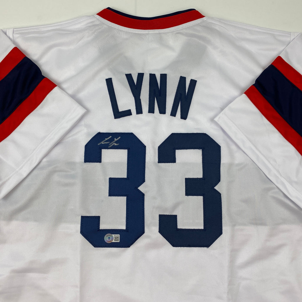Autographed/Signed Lance Lynn Chicago White Retro Baseball Jersey Beckett BAS COA