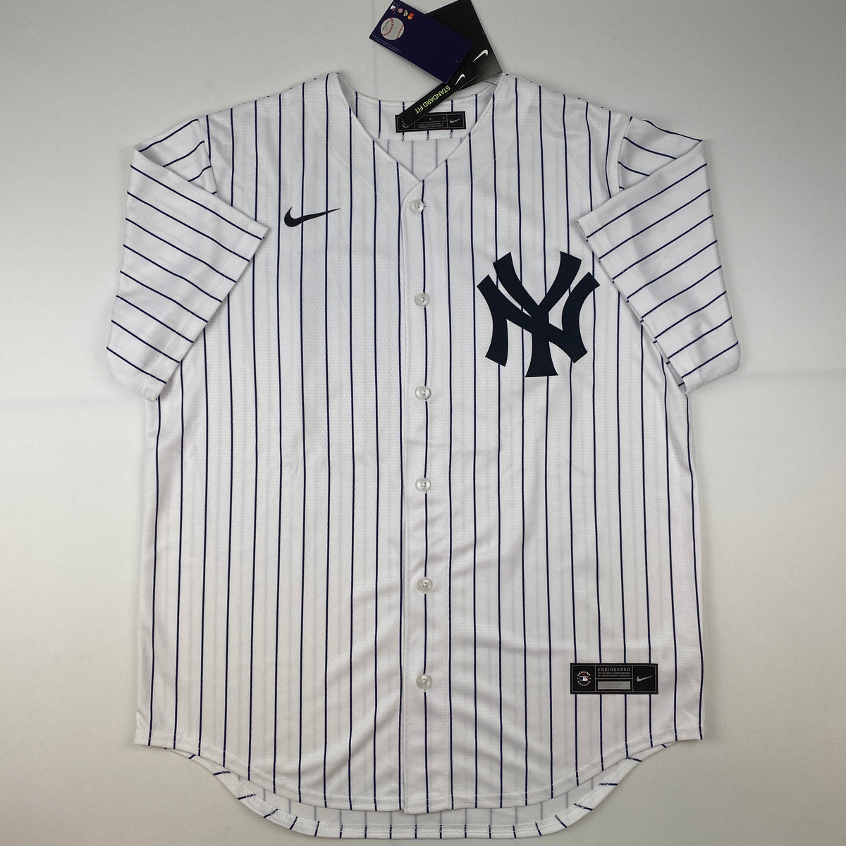 Autographed/Signed Anthony Rizzo New York Yankees Authentic Pinstripe Baseball Jersey Fanatics COA
