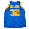 Autographed/Signed Bill Walton UCLA Blue College Basketball Jersey JSA COA