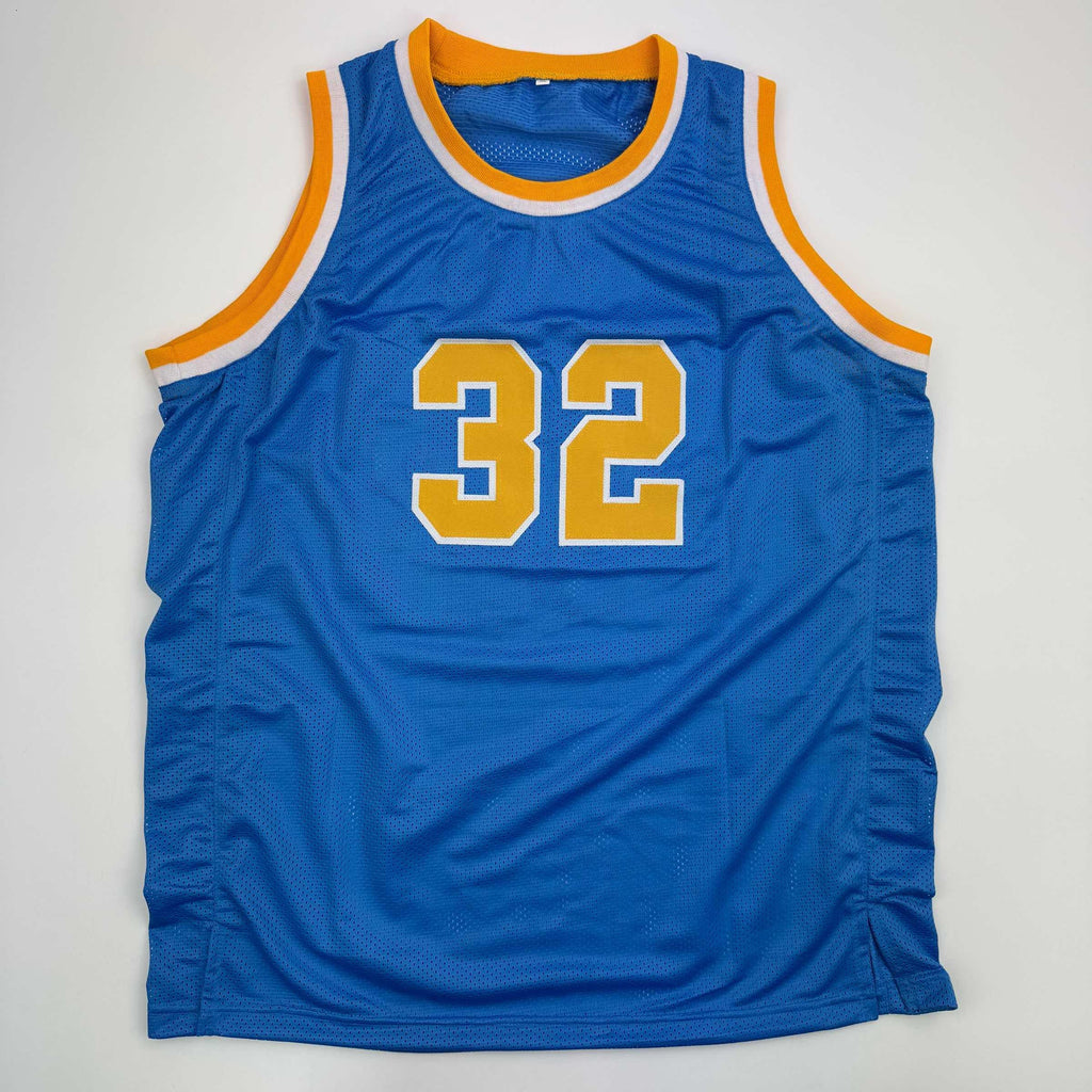 Autographed/Signed Bill Walton UCLA Blue College Basketball Jersey JSA COA