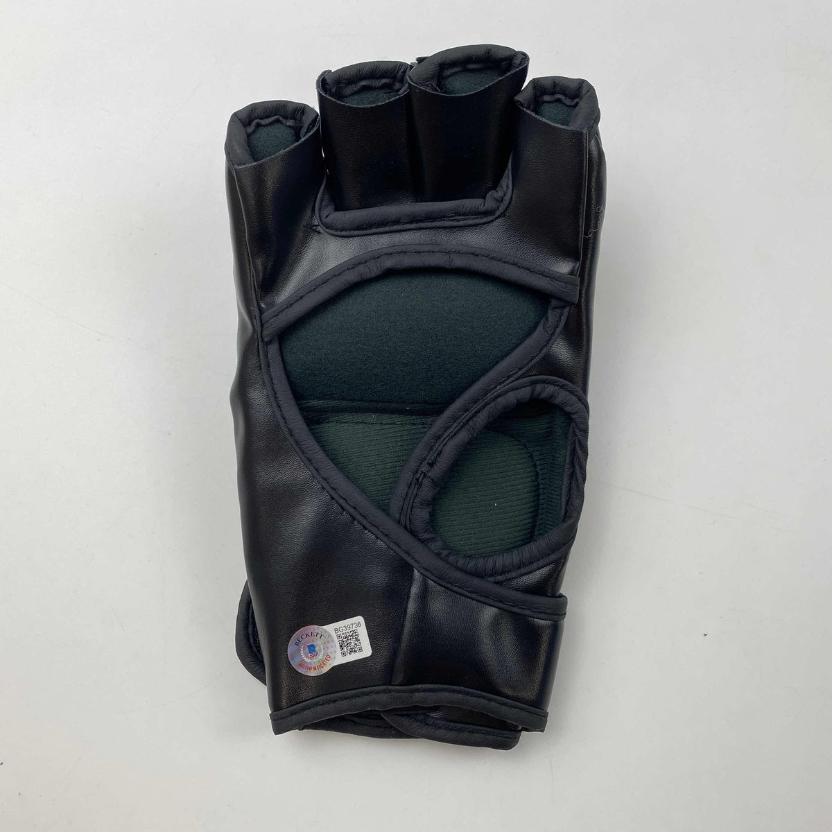 Autographed/Signed Stipe Miocic UFC MMA Black Fighting Glove Beckett BAS COA