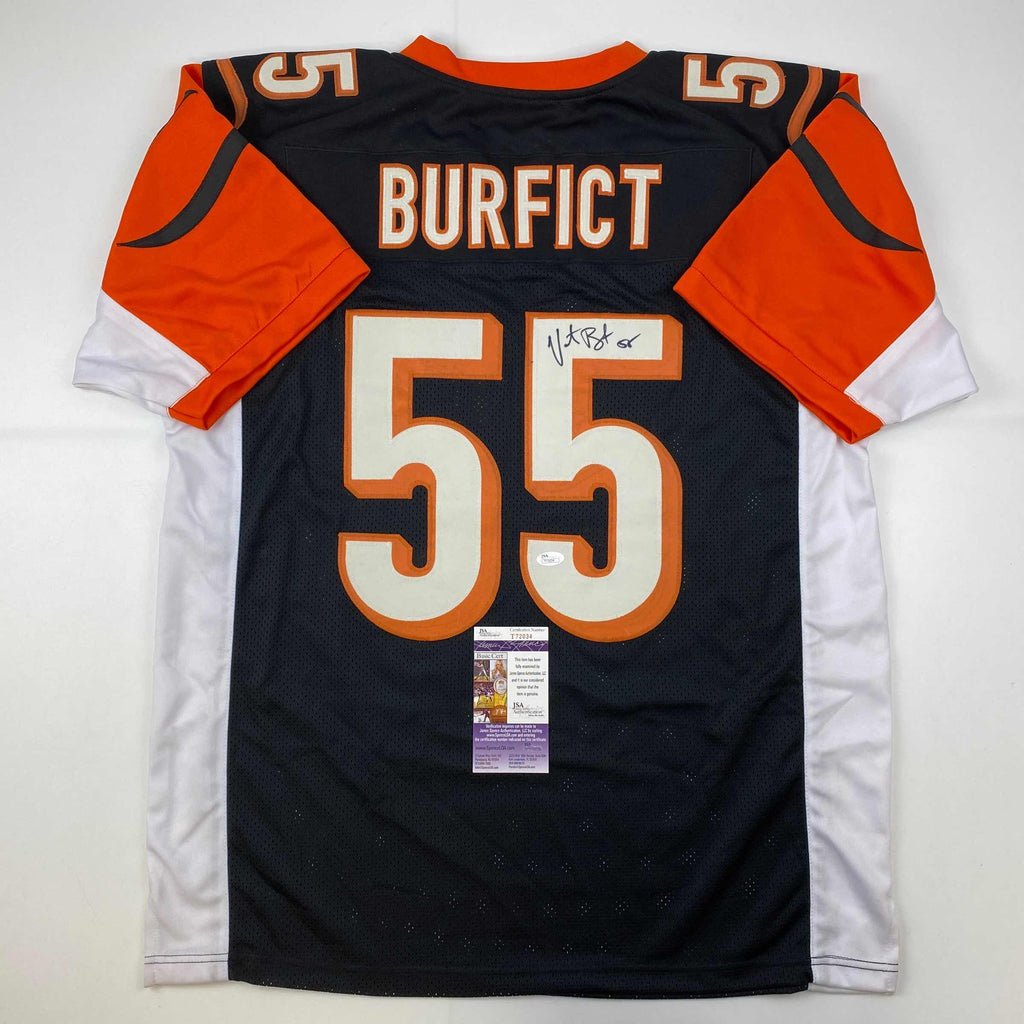 Autographed/Signed Vontaze Burfict Cincinnati Black Football Jersey JSA COA