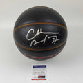 Autographed/Signed Charles Barkley Full Size Black Jordan Brand Basketball PSA/DNA COA