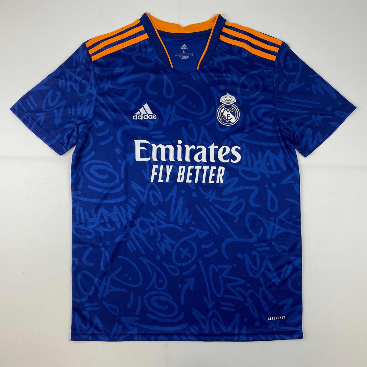 Autographed/Signed Vini Vinicius Jr. Real Madrid Blue Soccer Jersey Beckett BAS COA