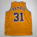 Autographed/Signed Kurt Rambis Los Angeles LA Yellow Basketball Jersey Beckett BAS COA