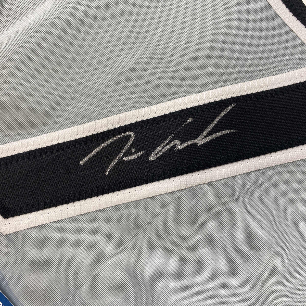 Autographed/Signed Tim Anderson Chicago Grey Baseball Jersey Beckett BAS COA