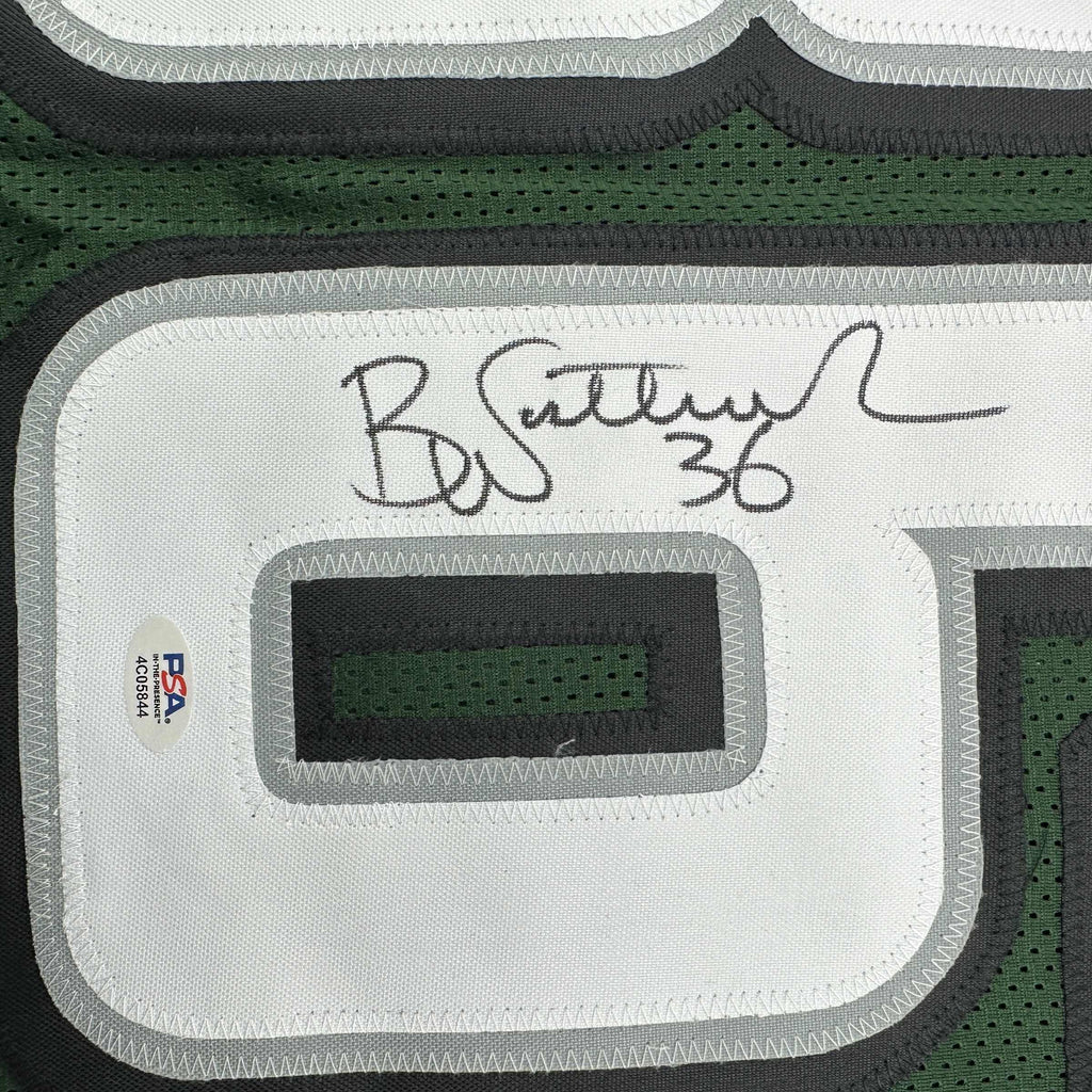 Autographed/Signed Brian Westbrook Philadelphia Green Football Jersey PSA/DNA COA