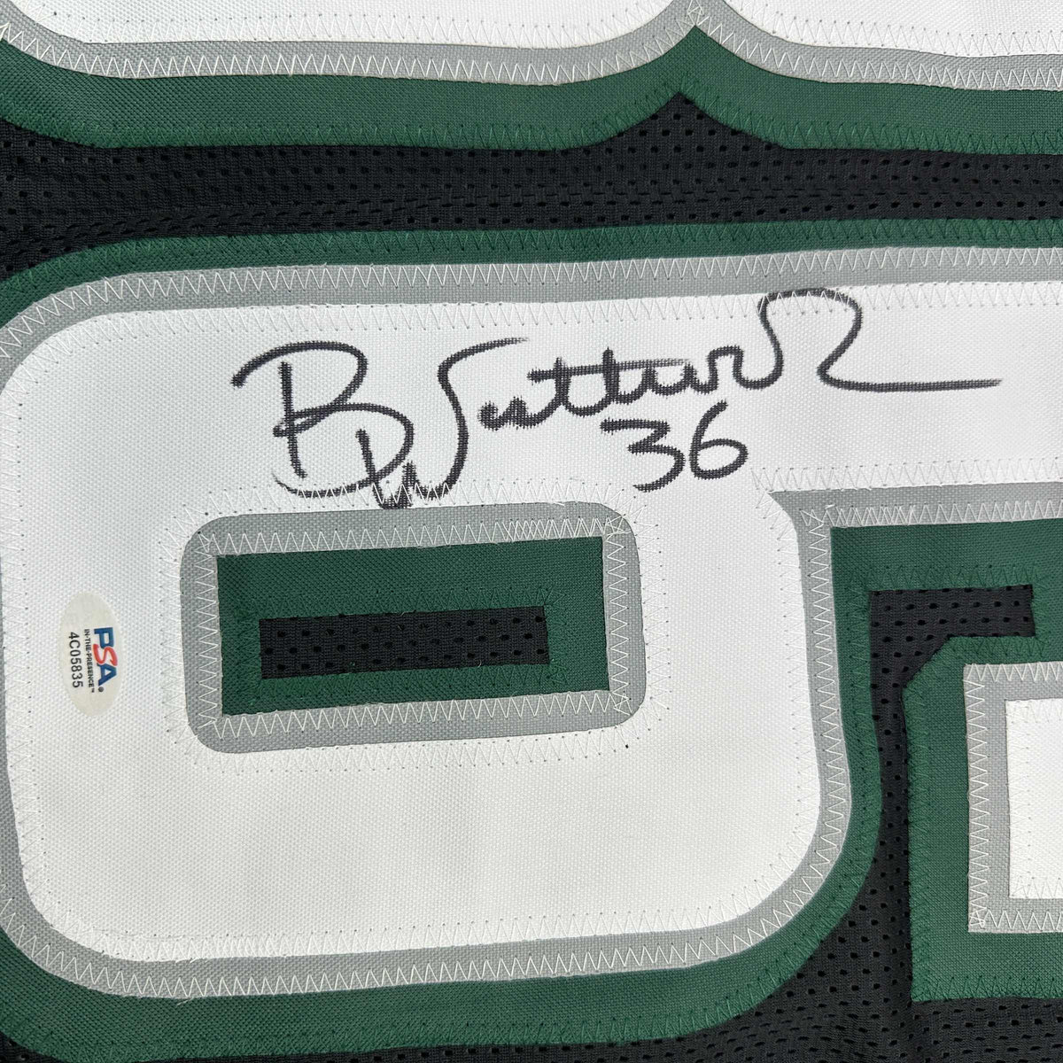 Autographed/Signed Brian Westbrook Philadelphia Black Football Jersey PSA/DNA COA