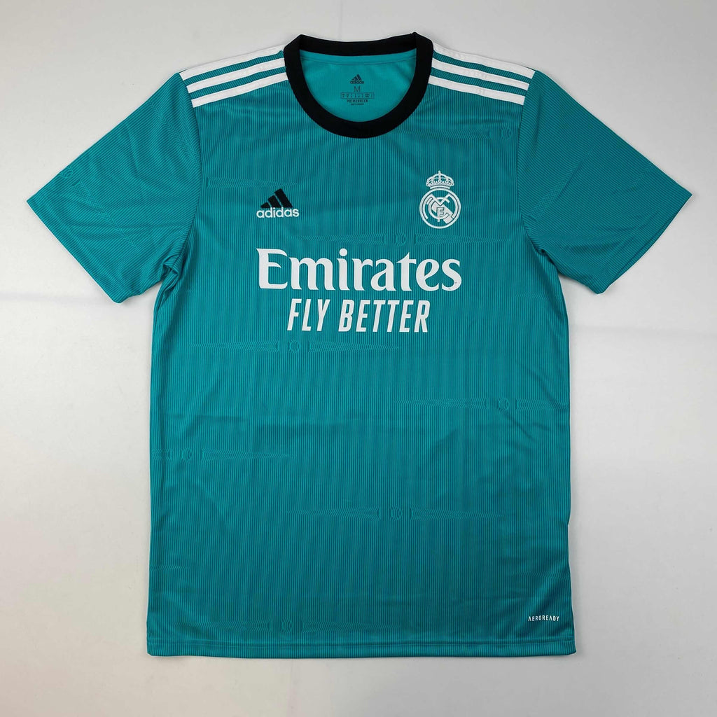 Autographed/Signed Luka Modric Real Madrid Teal Soccer Jersey Beckett BAS COA