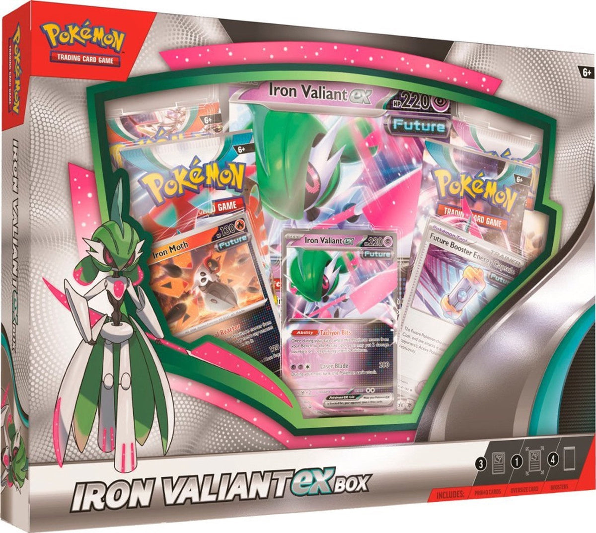 Pokemon Tcg   Iron Valiantroaring Moon Ex Box