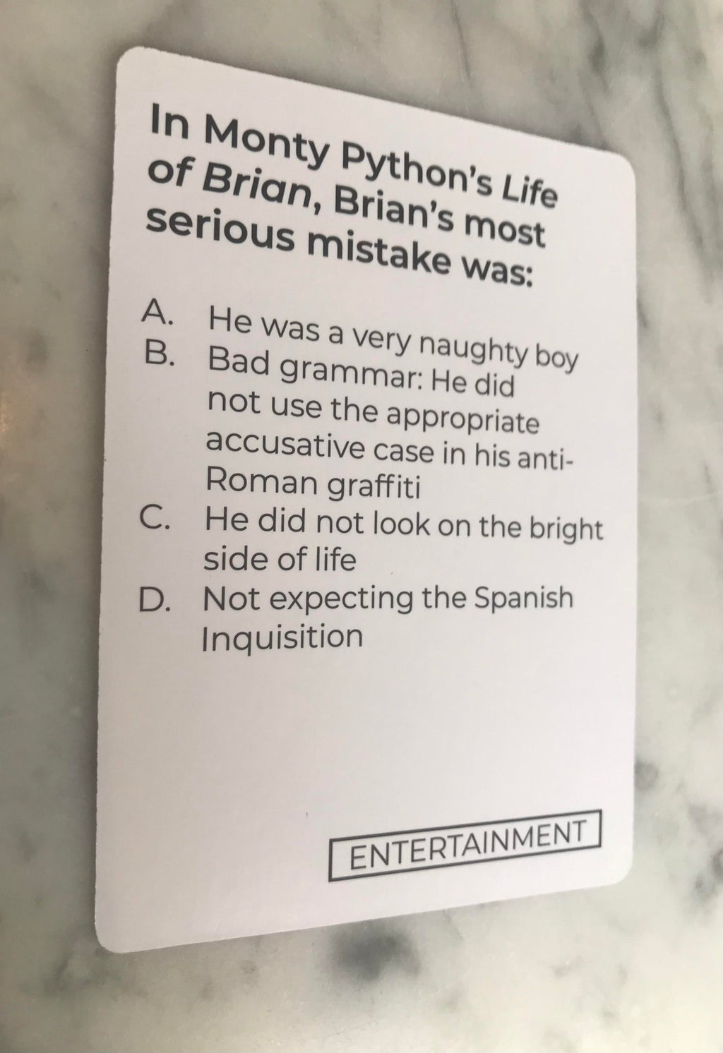 Jewish Card Revoked