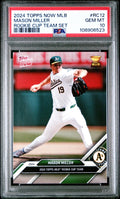 Graded 2024 Topps Now Mason Miller #RC12 Rookie Cup Team Set Baseball Card PSA 10 Gem Mint
