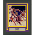Framed Autographed/Signed Karl Malone Utah Jazz 8x10 Basketball Photo JSA COA