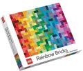 Chronicle Books Puzzles: Jigsaw Puzzle - 1000 Pieces - LEGO - Rainbow Bricks