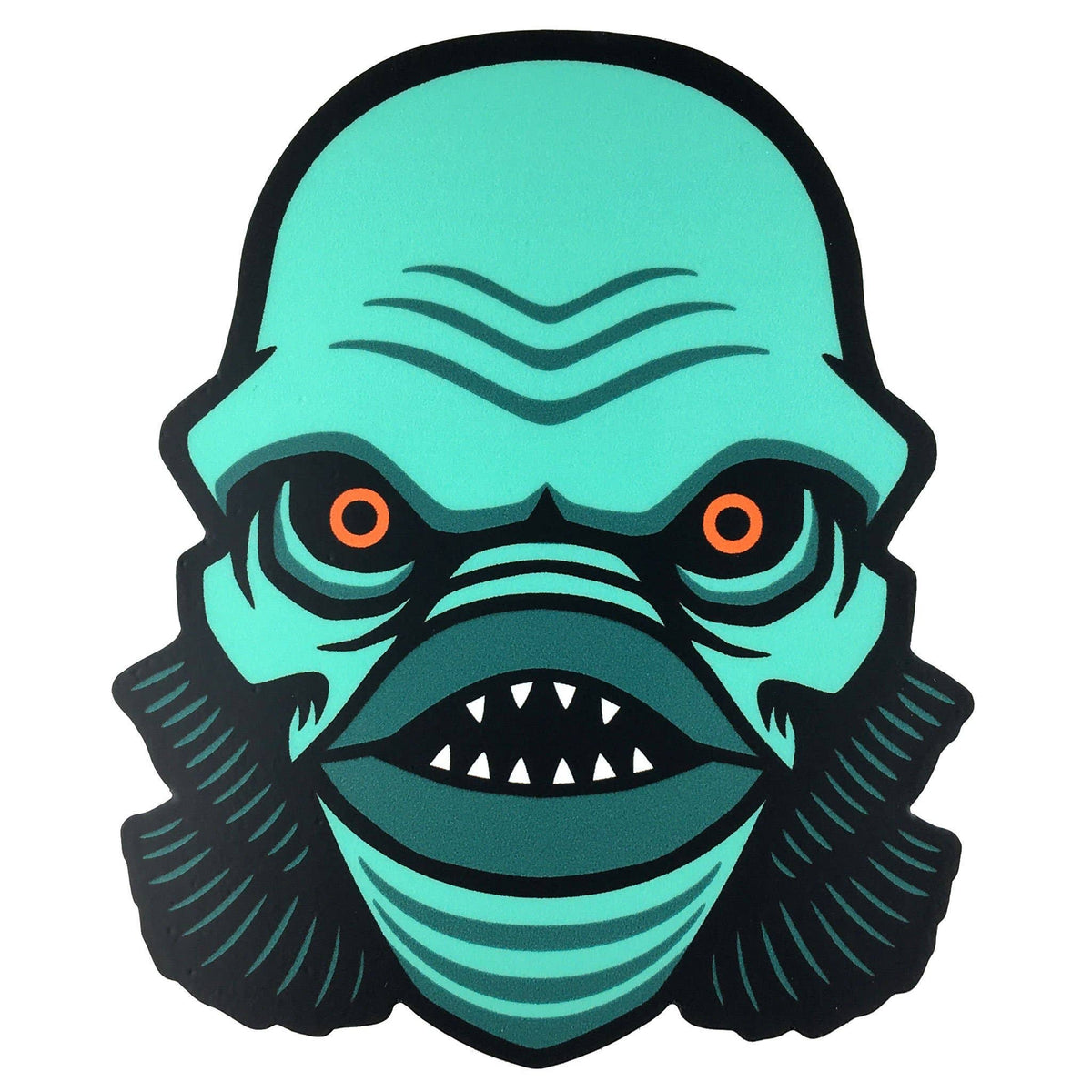 Lagoon Creature Head Sticker