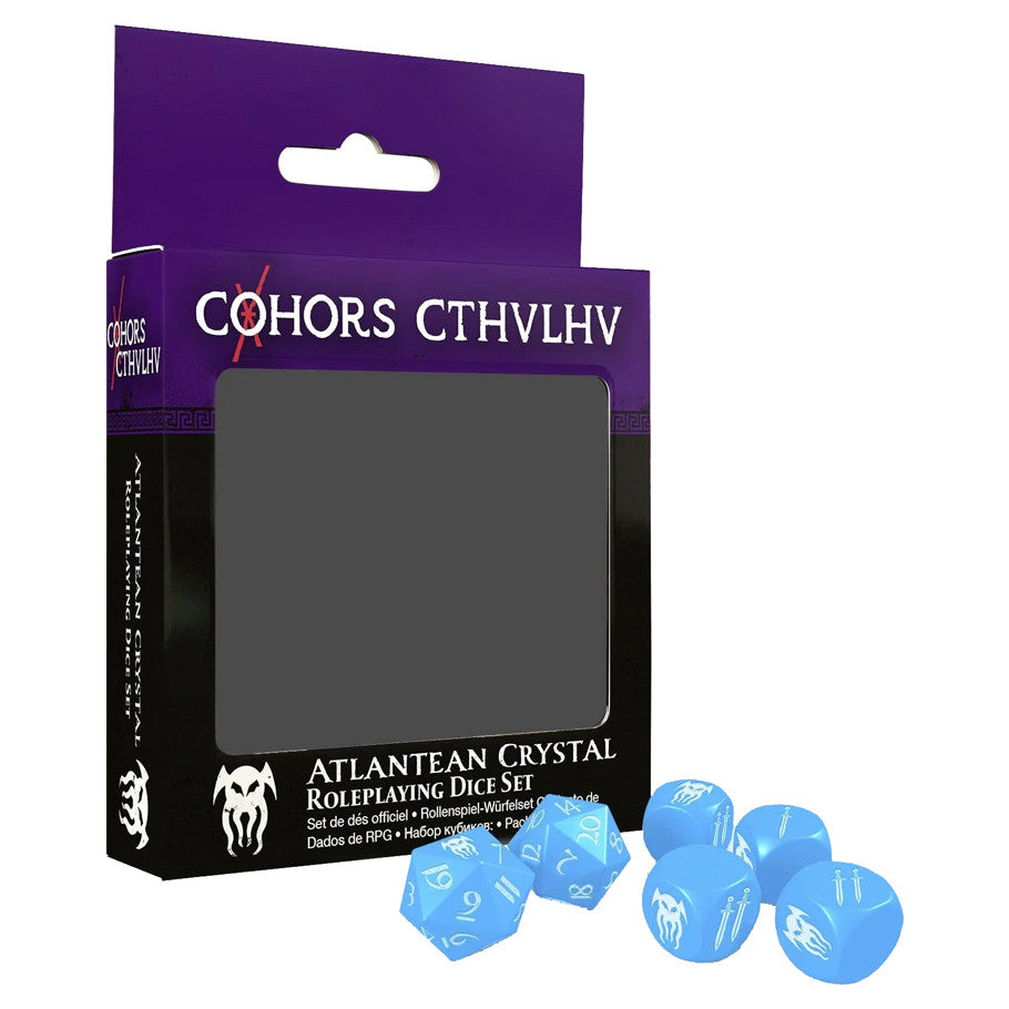 Cohors Cthulhu RPG: Atlantean Crystal Dice Pack