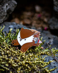 Baby Bestiary: Owlbear Fighter Enamel Pin - Bounding