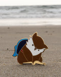 Baby Bestiary: Owlbear Wizard Enamel Pin - Studying