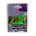Baby Bestiary: Dragon Turtle Enamel Pin - Munching