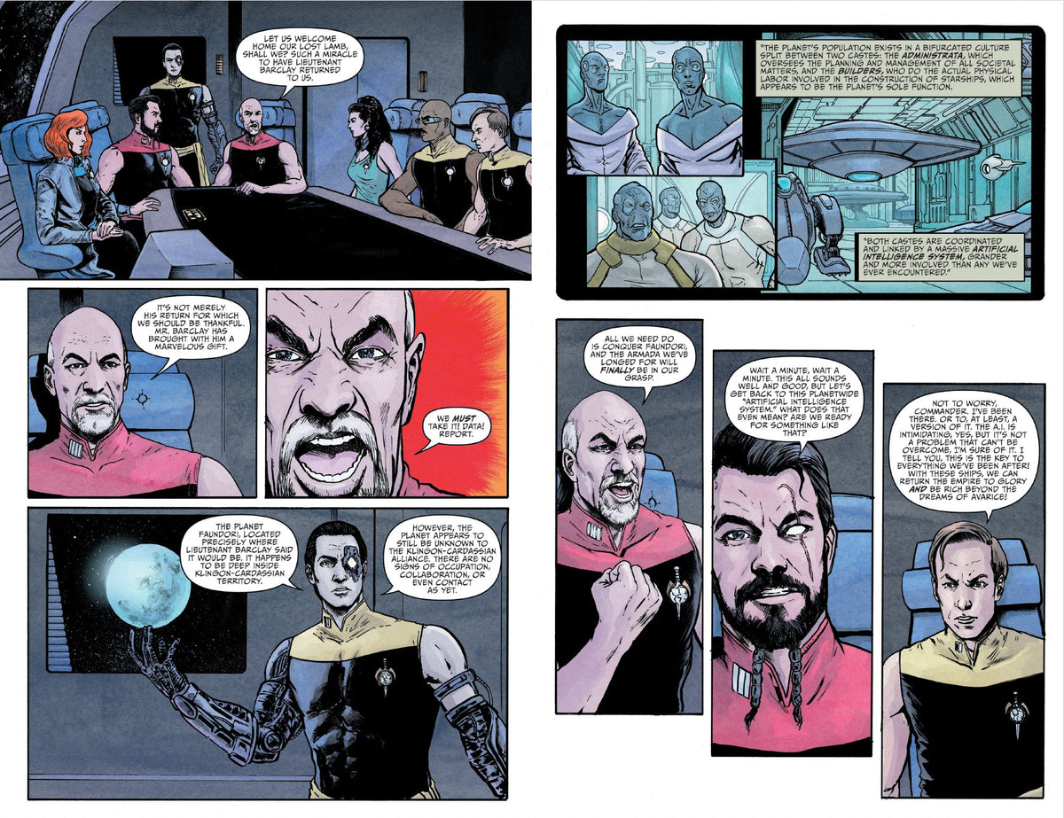 Star Trek: The Next Generation--The Mirror War--IDW Classic Collections