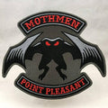 Mothmen Embroidered Patch: Iron-on