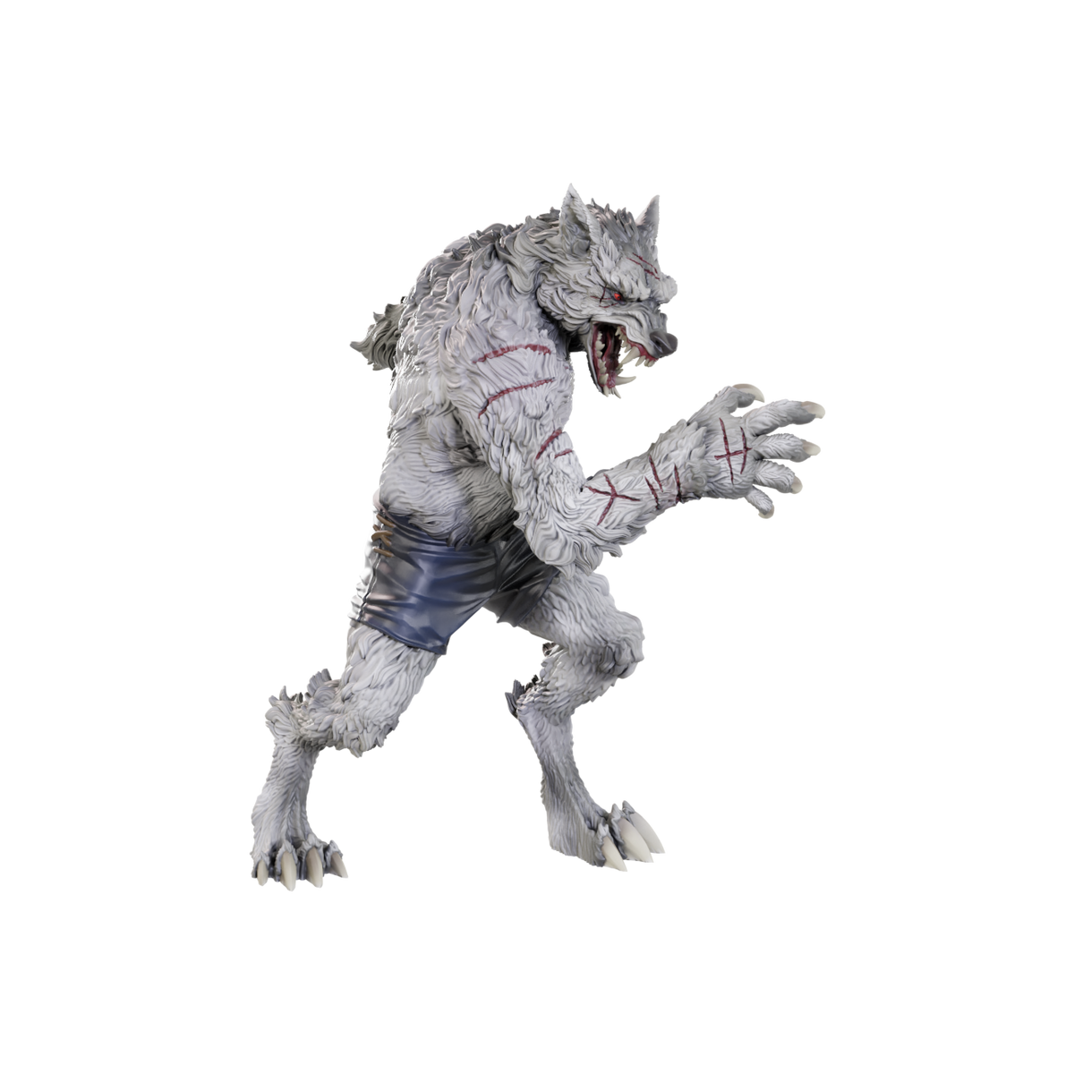 D&D: Critical Role Miniatures - Chetney Pock O'Pea & Werewolf