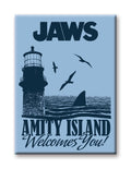 Aquarius Magnets: Flat Magnet - JAWS - Amity Island