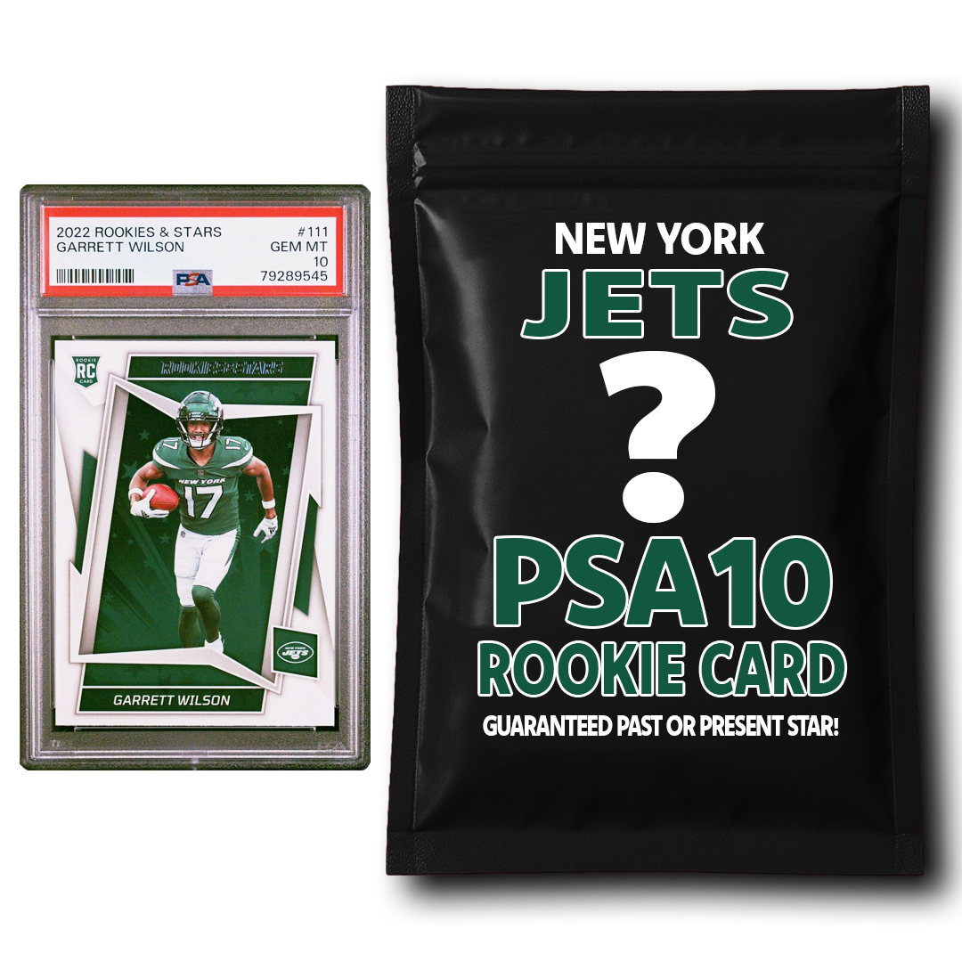 New York Jets PSA 10 Graded Rookie Card Mystery Pack