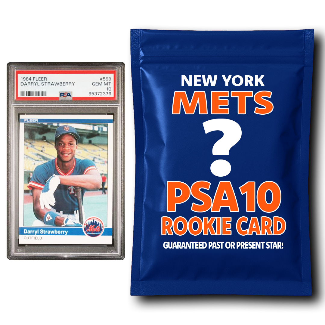 New York Mets PSA 10 Graded Rookie Card Mystery Pack