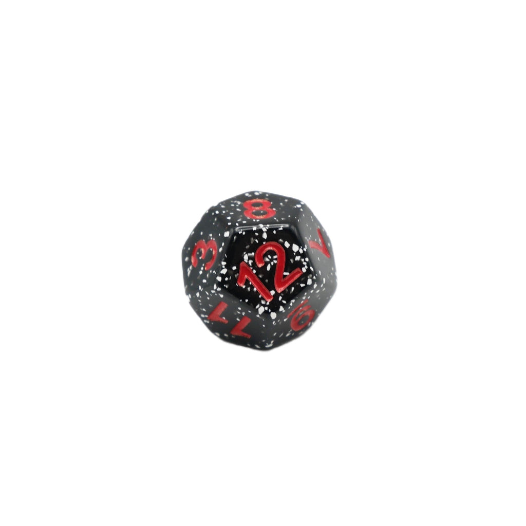 Obsidian Malphite - 7 Piece DnD Dice Set | Acrylic RPG Gaming Dice