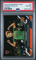 Graded 2024 Topps Bowman U Now Hannah Hidalgo #29 Orange /5 Rookie RC Basketball Card PSA 10 Gem Mint