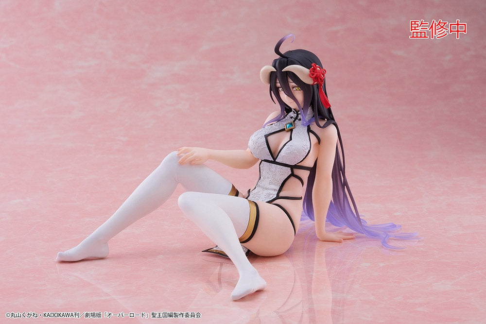 Overlord Desktop Cute Figure   Albedo Chinese Dress Ver
