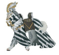 Papo France: Medieval - Tournament Horse - Draped - Silver