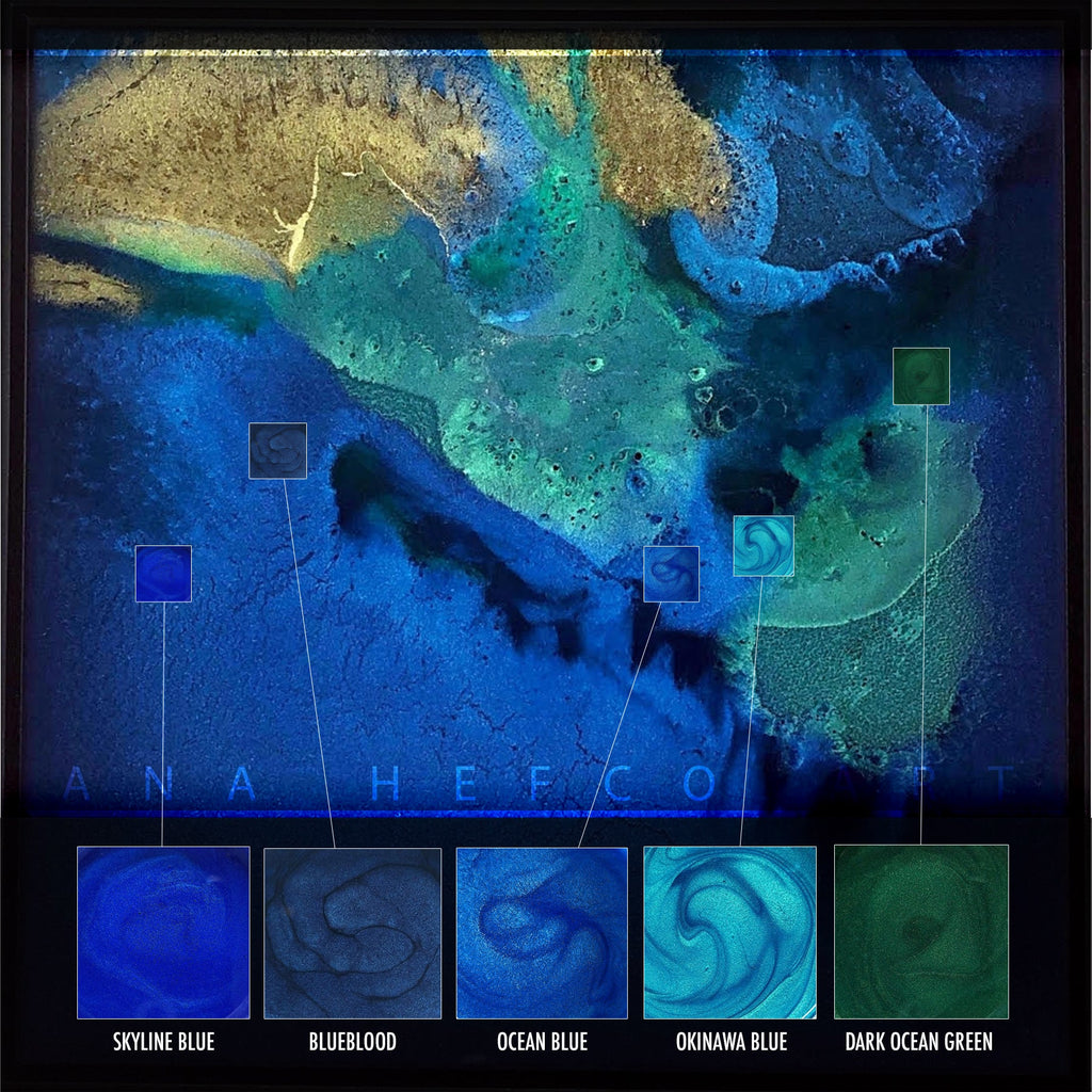 Dark Ocean Green