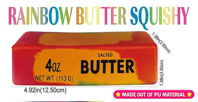 Puka Creations: Squishy Butter - Rainbow - Random Colors