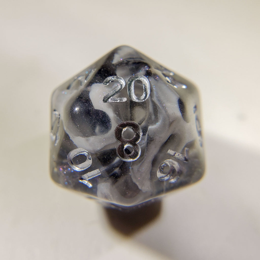 Misty Step - 14 Piece DnD Dice Set | Acrylic RPG Gaming Dice