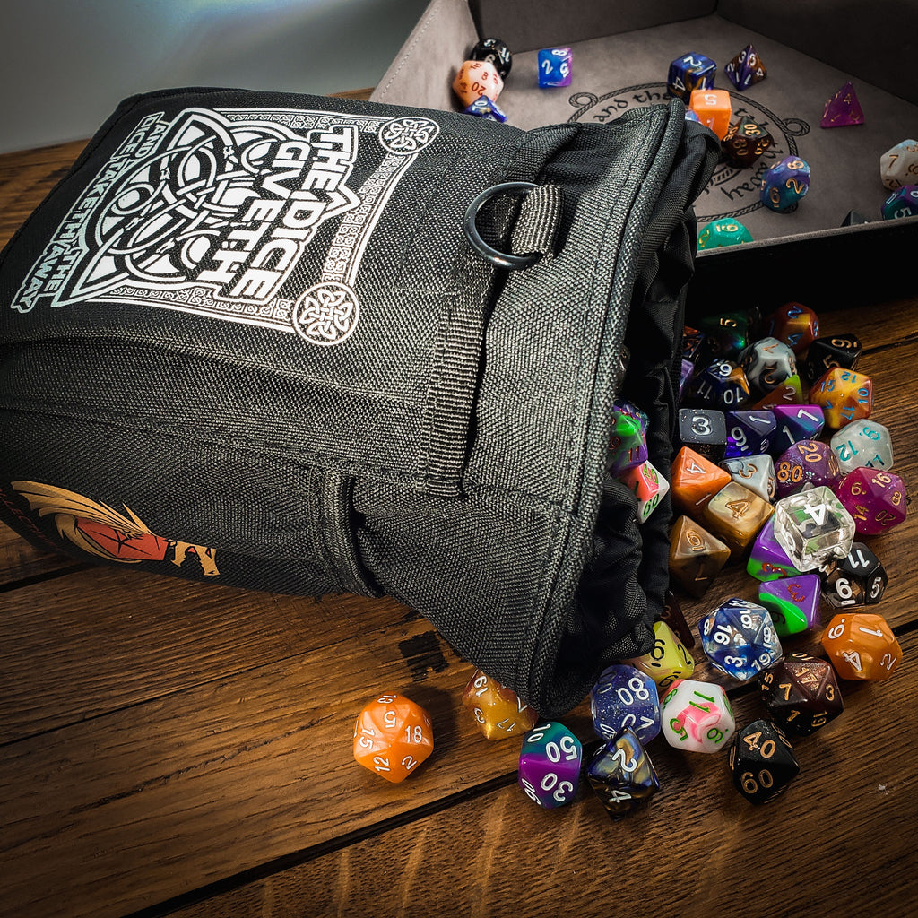 Dice Giveth and Taketh Deluxe Dice Bag