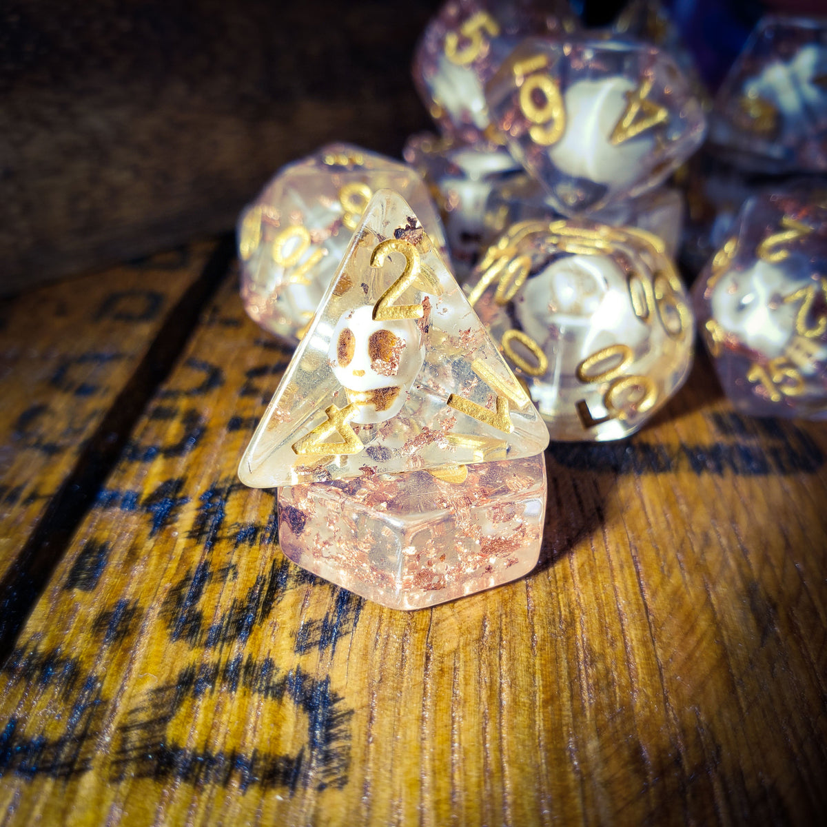 Swashbuckler - 14 Piece DnD Dice Set | Acrylic RPG Gaming Dice