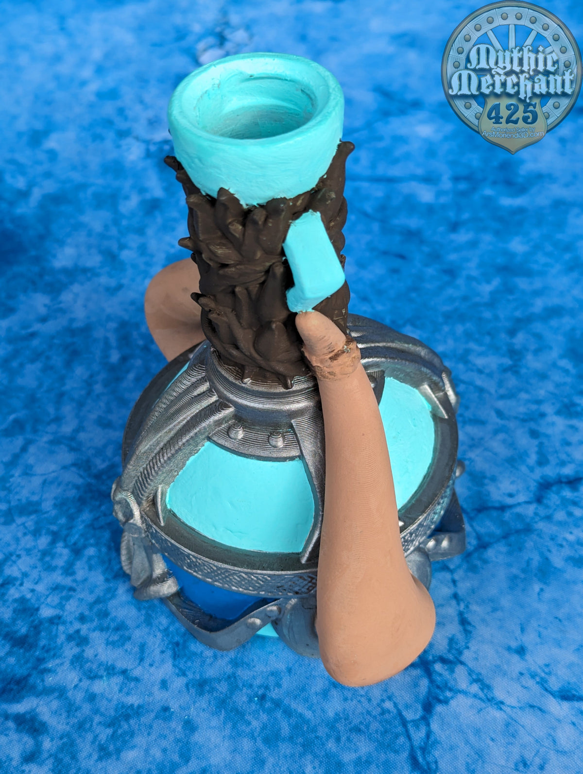 Frost Giant's Strength Potion 3D Printed Dice Jail | RPG Dice Vault | D20 Storage Box  | Wargaming - Player Gift - Embrace Icy Power!