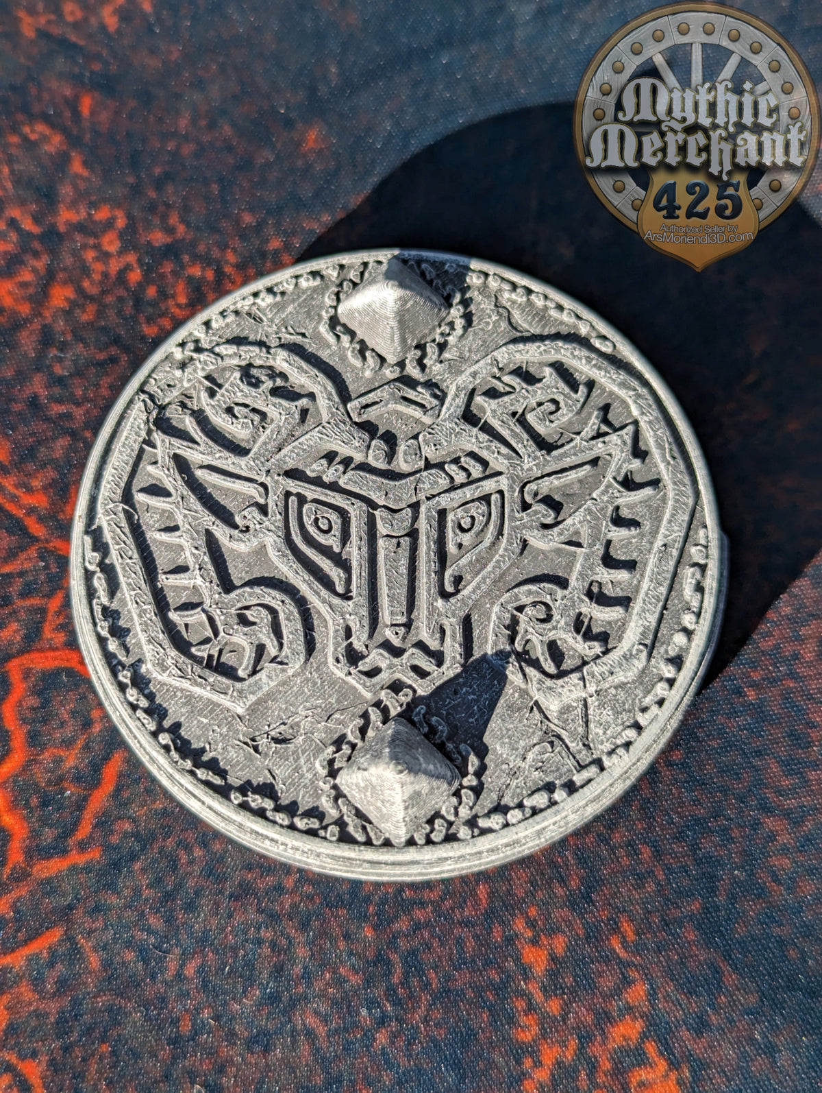 Dwarven 3D Printed Dice Vault | Dice Jail | DnD Can Holder | Table Coaster | Mythic Mugs Collection by Ars Moriendi 3D- Forge Your Destiny!