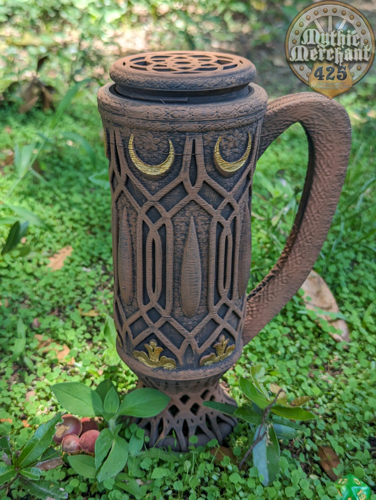 Elven 3D Printed Can Holder| Koozie | Elf Mug Stein | Mythic Mugs Collection by Ars Moriendi 3D- Embrace the Elegance of Elven Enchantment!
