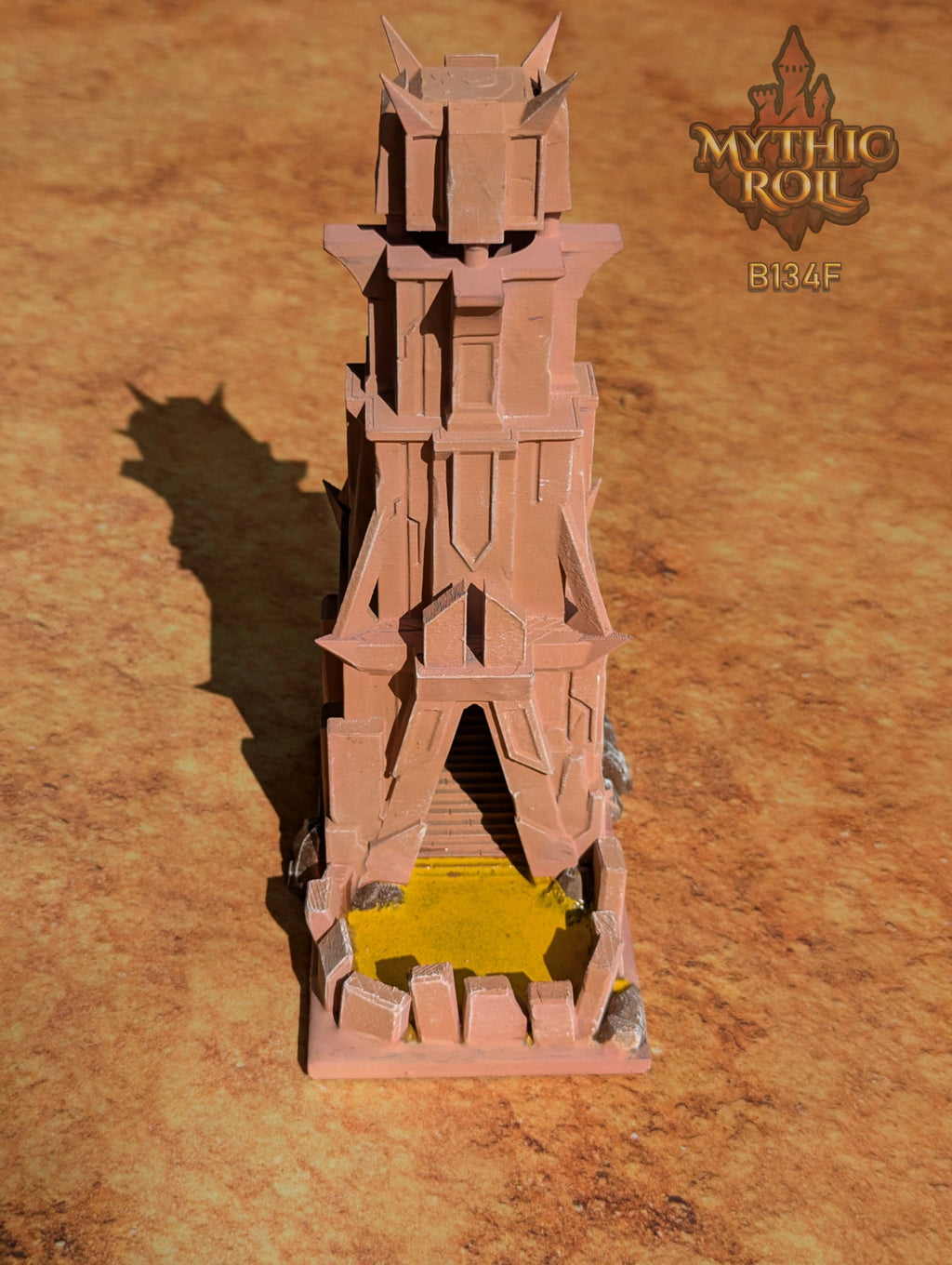 Ancient Monolith 3D Printed Dice Tower - Mythic Roll by Unchained Games - Step into a realm of primordial power!
