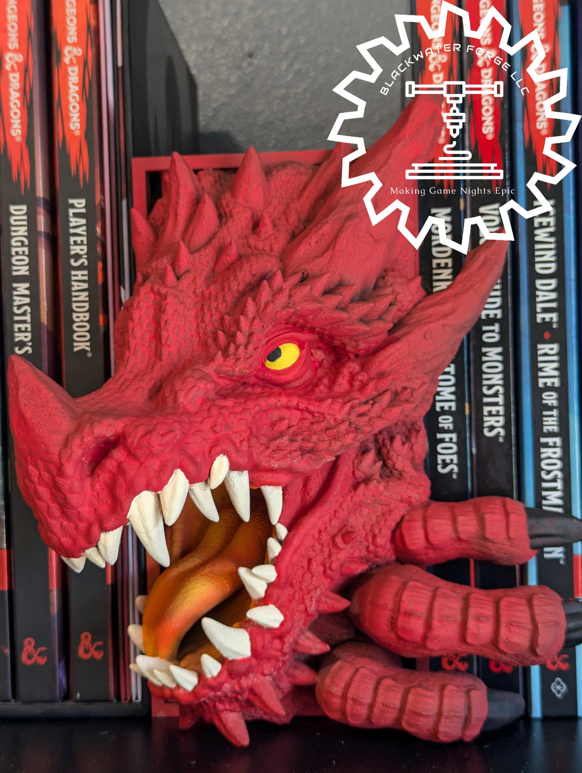 Dragon 3D Printed Book Nook- Miniatures of Madness- Transform your bookshelf into a Gateway to a Mythical Realm!