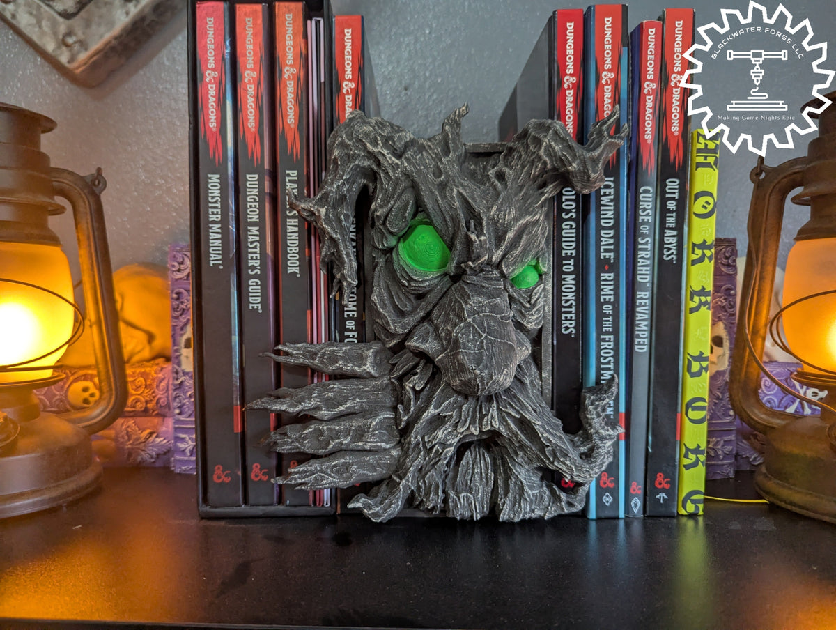 Treant 3D Printed Book Nook- Miniatures of Madness- Bring your bookshelf to life with the Treant Book Nook!