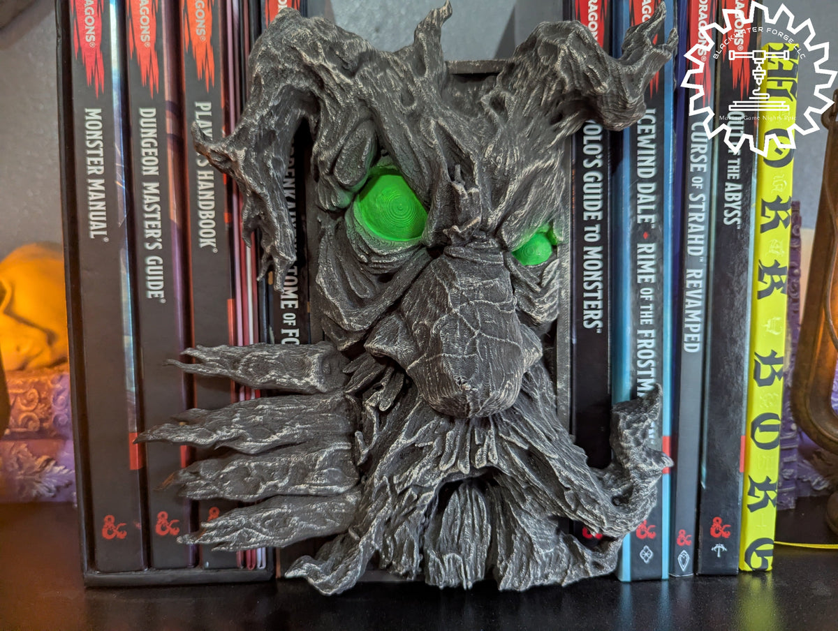 Treant 3D Printed Book Nook- Miniatures of Madness- Bring your bookshelf to life with the Treant Book Nook!