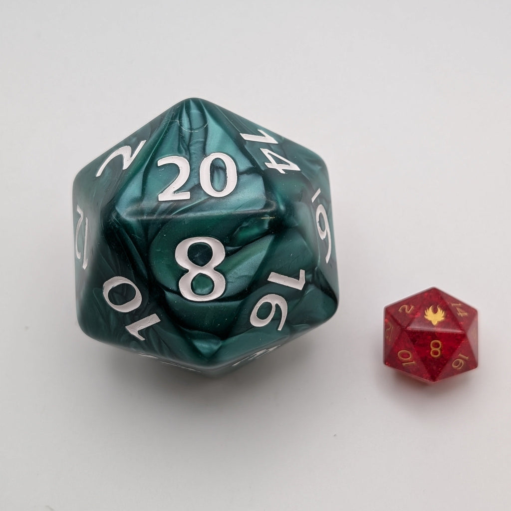 Purple Chonk D20 – 55mm Giant D20 | Oversized D&D Dice