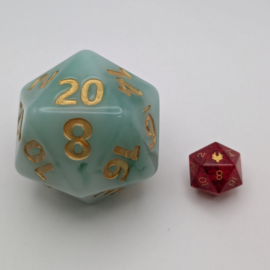 Purple Chonk D20 – 55mm Giant D20 | Oversized D&D Dice