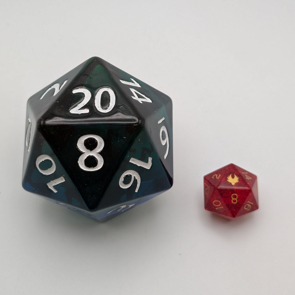 Purple Chonk D20 – 55mm Giant D20 | Oversized D&D Dice