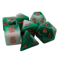 Pine Needles - 7 Piece DnD Dice Set | Acrylic RPG Gaming Dice