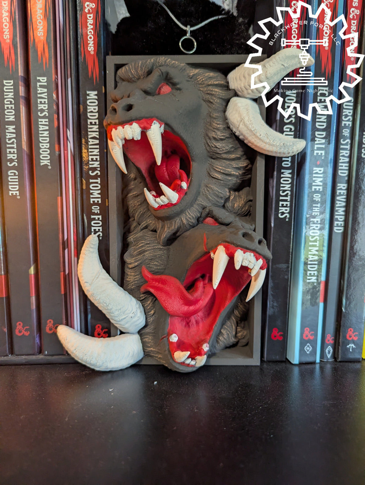 Bloodthirsty Demons 3D Printed Book Nook- Miniatures of Madness- Enter the Realm of Darkness!